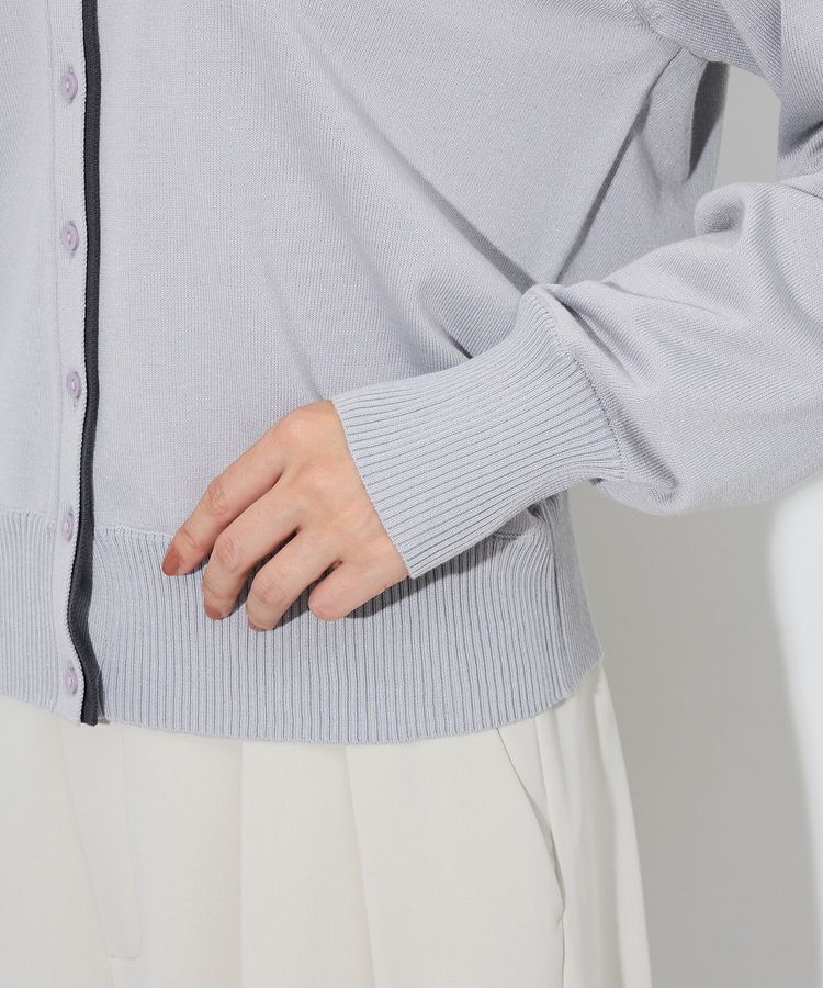 Green Parks「ここちニット衿付き配色プルオーバー」|ニット・セーター|