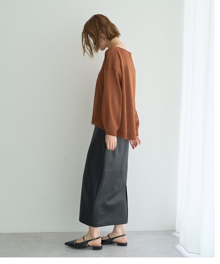 YECCA VECCA「シアーニットプルオーバー」|ニット・セーター|