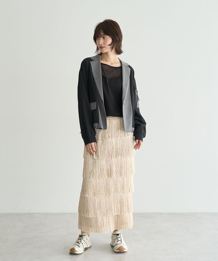 YECCA VECCA「シアーニットプルオーバー」|ニット・セーター|