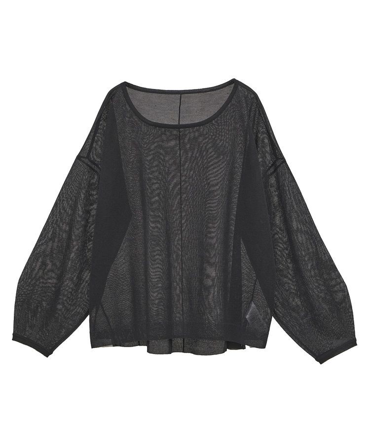 YECCA VECCA「シアーニットプルオーバー」|ニット・セーター|