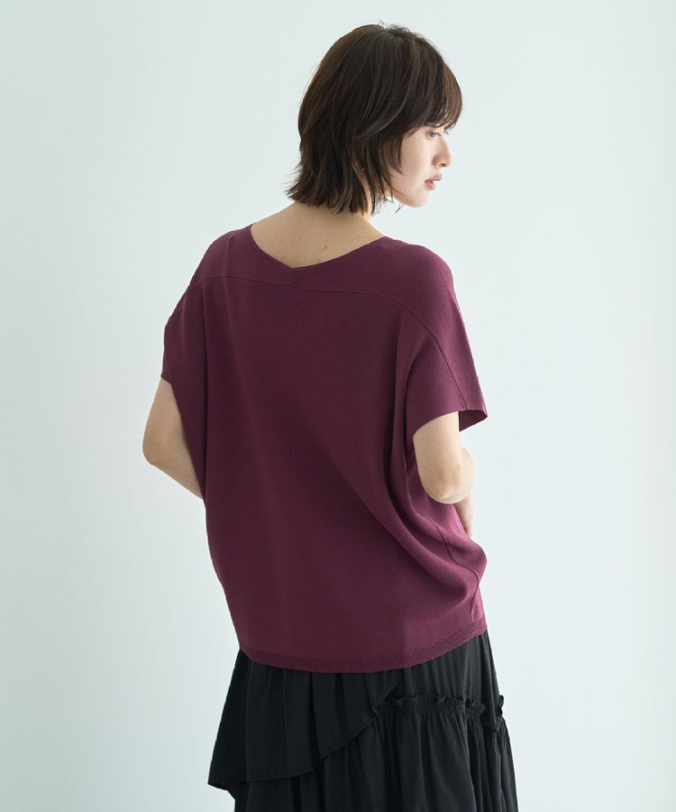 YECCA VECCA「Vネックドルマンニット」|ニット・セーター|