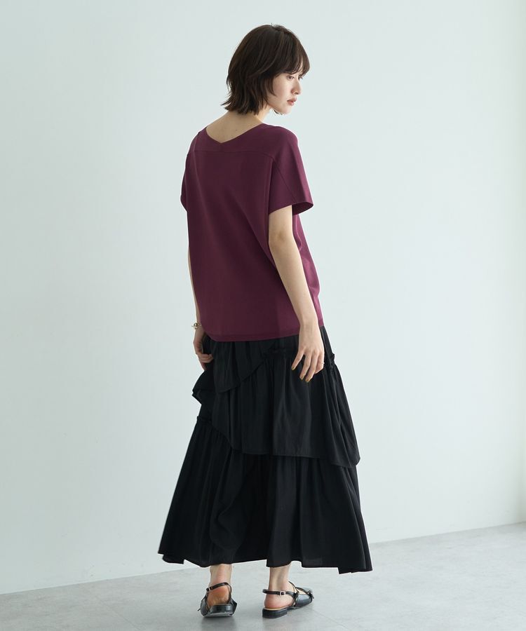 YECCA VECCA「Vネックドルマンニット」|ニット・セーター|