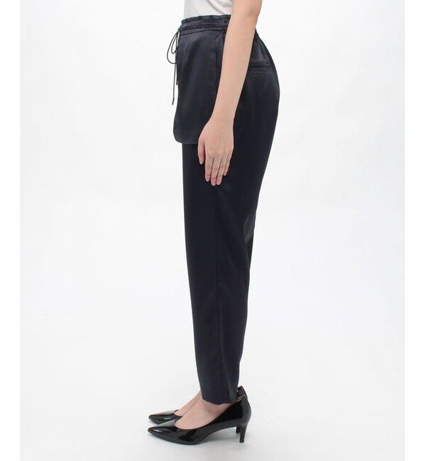 allureville「サテンイージーテーパードパンツ」|その他|