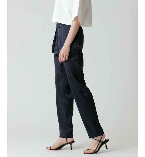 allureville「サテンイージーテーパードパンツ」|その他|