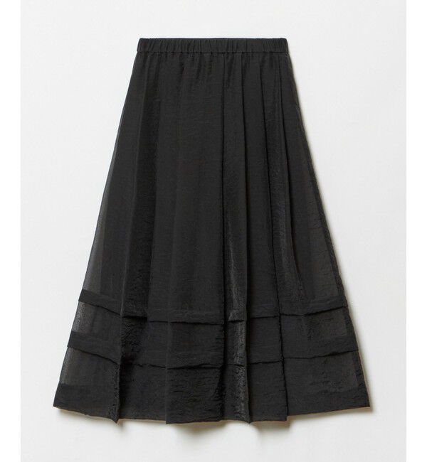 allureville「シアーオーガンタックギャザースカート」|スカート|