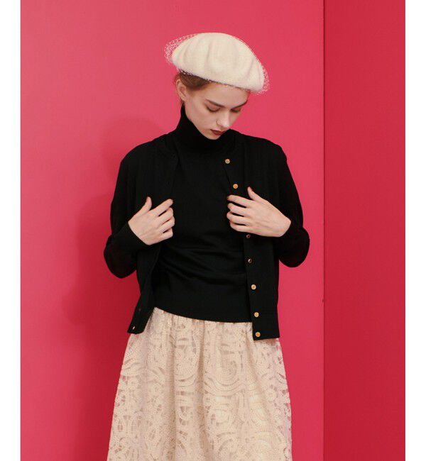 LOULOU WILLOUGHBY「【LOULOU WILLOUGHBY】エクストラファインメリノ カーディガン」|カーディガン|