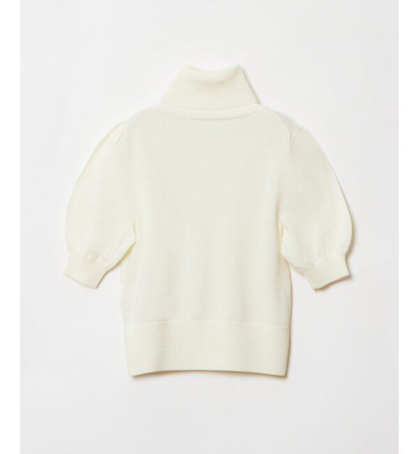 LOULOU WILLOUGHBY「【LOULOU WILLOUGHBY】タートルハーフスリーブプルオーバー」|ニット・セーター|