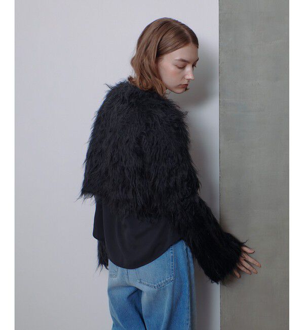 allureville「ミンクファーボトルネックプルオーバー」|ニット・セーター|