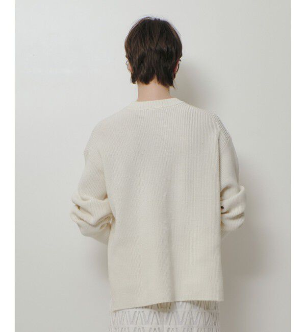 allureville「レースアップバルキープルオーバー」|ニット・セーター|