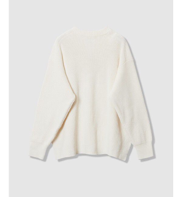 allureville「レースアップバルキープルオーバー」|ニット・セーター|