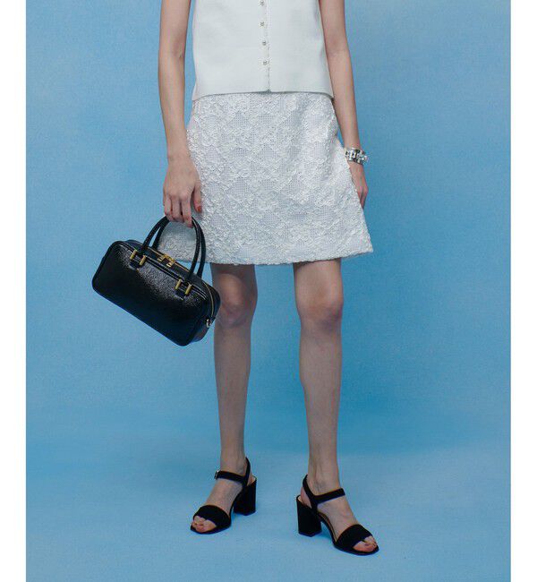 LOULOU WILLOUGHBY「【LOULOU WILLOUGHBY】コード刺繍ミニスカート」|スカート|