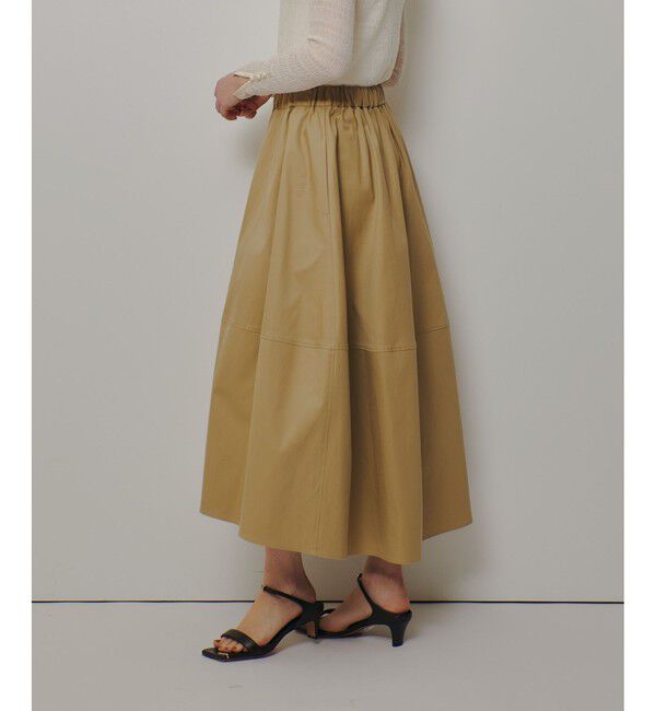 allureville「チノバルーンギャザースカート」|スカート|