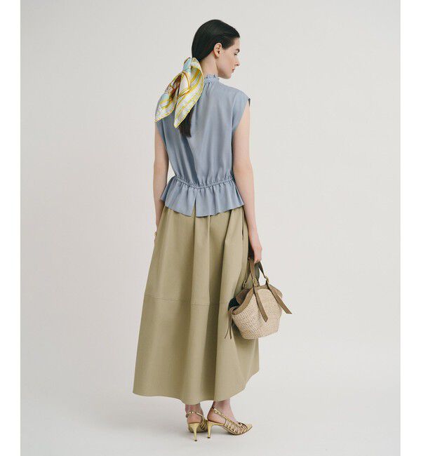 allureville「チノバルーンギャザースカート」|スカート|