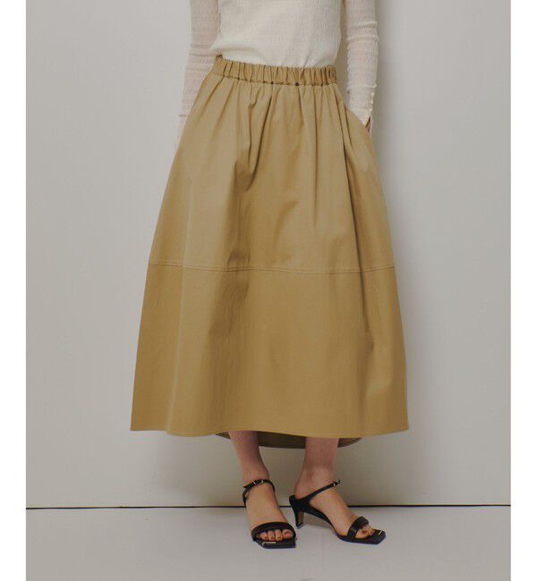 allureville「チノバルーンギャザースカート」|スカート|