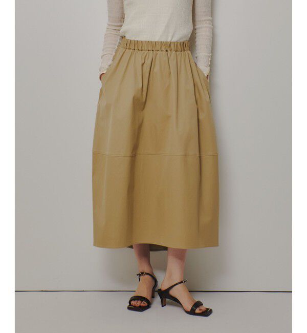 allureville「チノバルーンギャザースカート」|スカート|