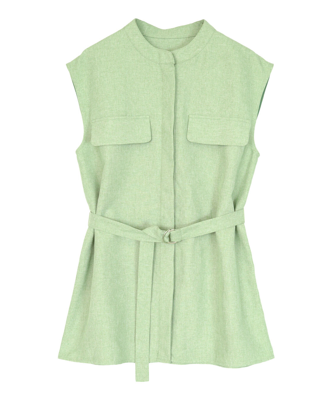 ur's「リネンライクノースリーブトップス」|シャツ・ブラウス|