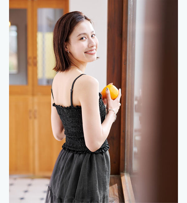 ur's「【小西翼さんコラボアイテム】2wayシャーリングビキニ/水着」|ビキニ|