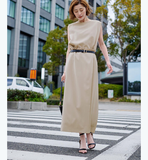 ur's「ショルダータックサイドスリットトップス」|Tシャツ・カットソー|