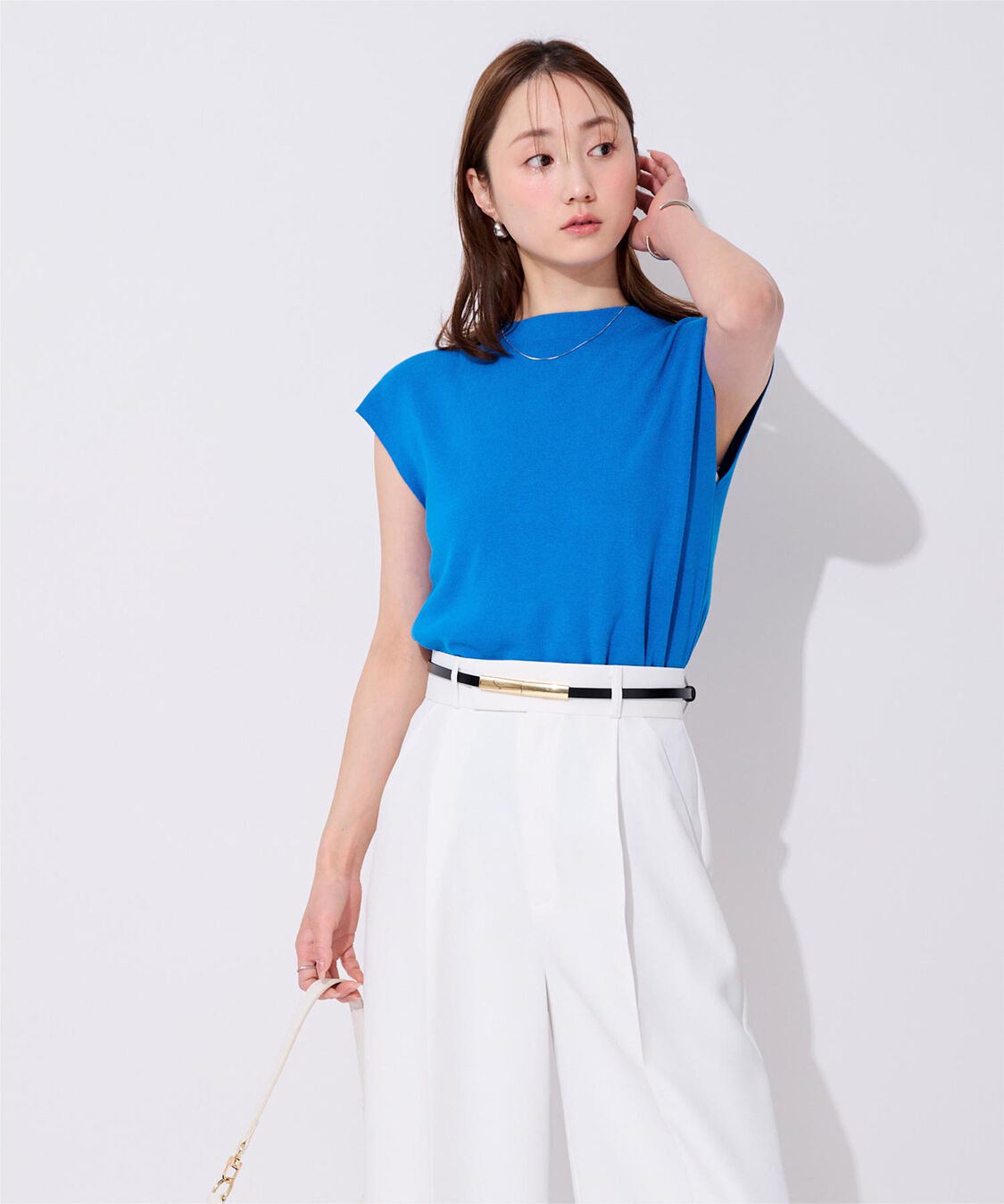 ur's「プチハイネックフレンチスリーブニット」|ニット・セーター|