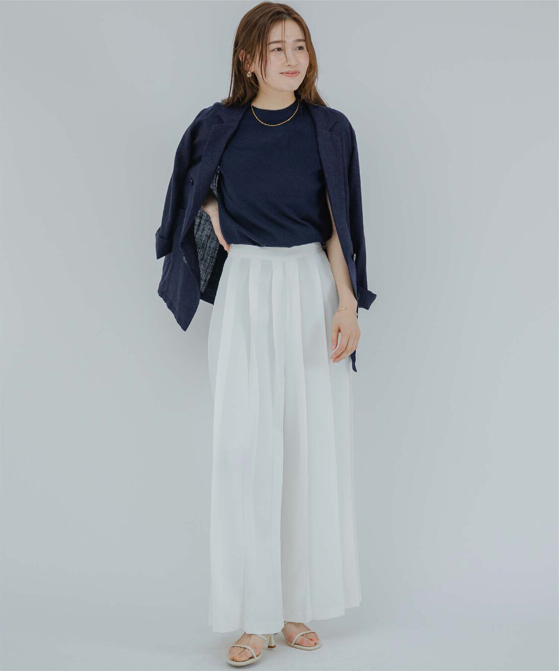 ur's「プチハイネックフレンチスリーブニット」|ニット・セーター|