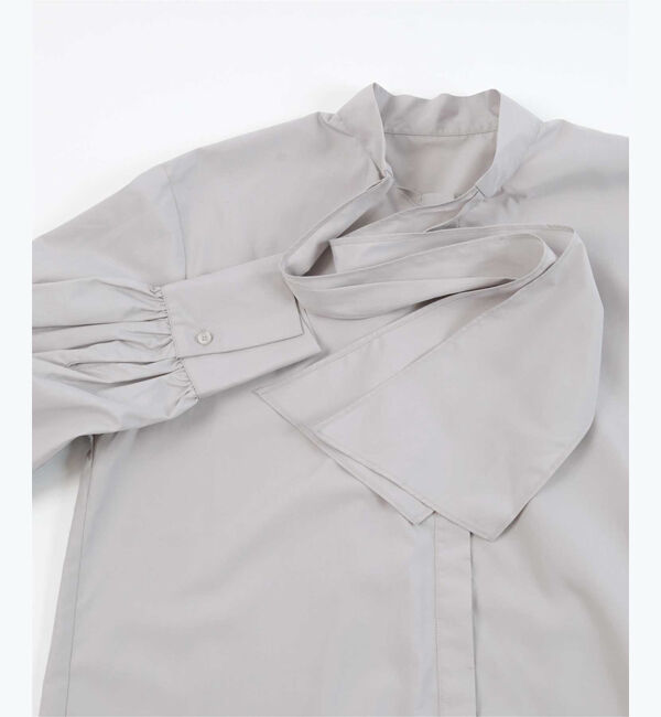 ur's「プチハイネックボウタイブラウス」|シャツ・ブラウス|