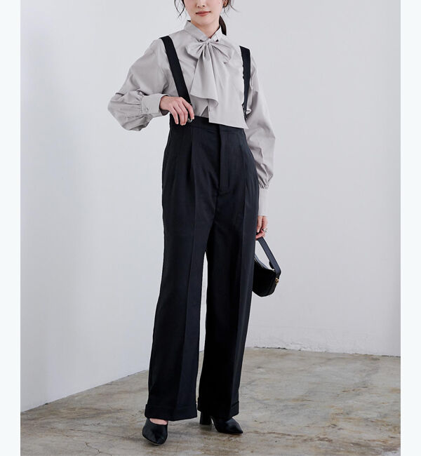 ur's「プチハイネックボウタイブラウス」|シャツ・ブラウス|