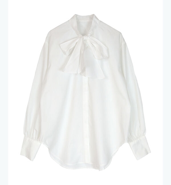 ur's「プチハイネックボウタイブラウス」|シャツ・ブラウス|