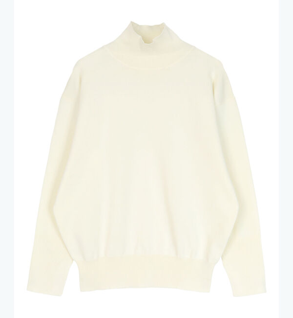 ur's「【星玲奈さんコラボアイテム】ハイネックドロップショルダーオーバーサイズニット」|ニット・セーター|