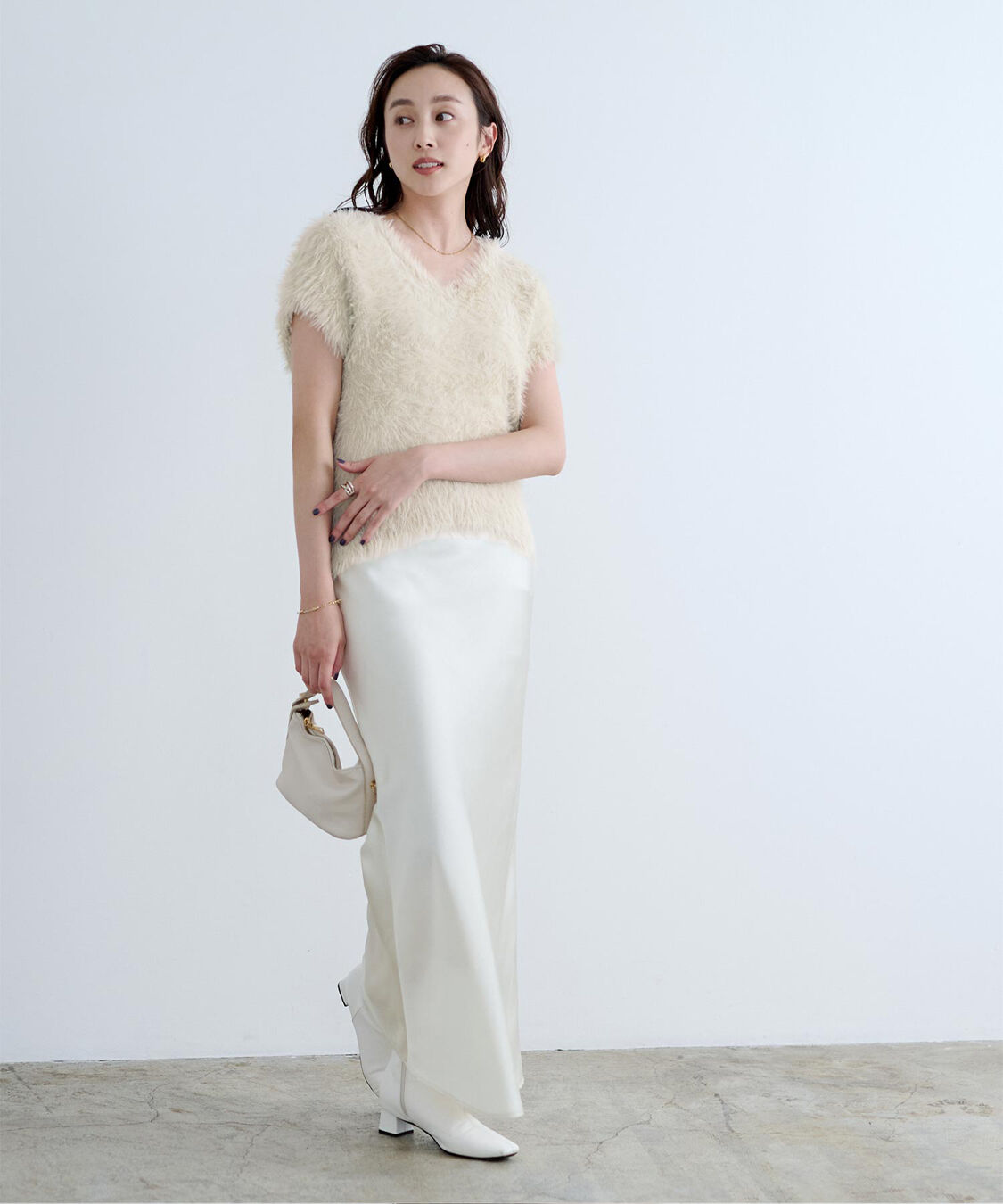 ur's「シャギーニットベスト」|ニット・セーター|