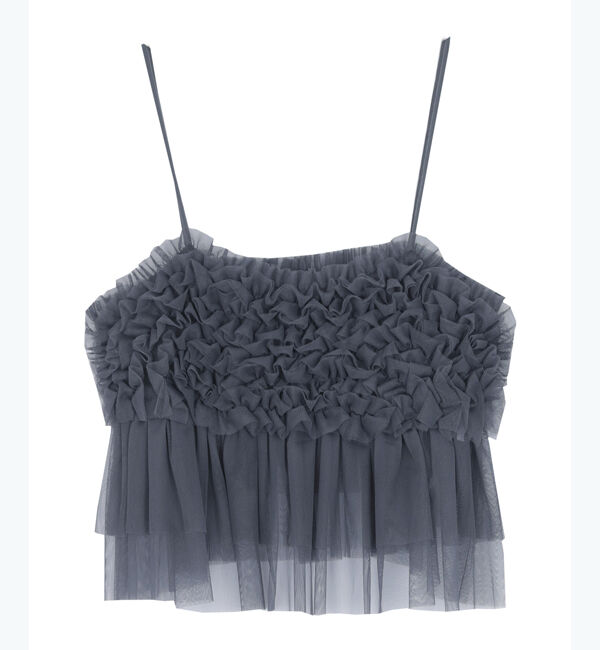titivate「チュールフリルキャミソールビスチェ」|キャミソール|
