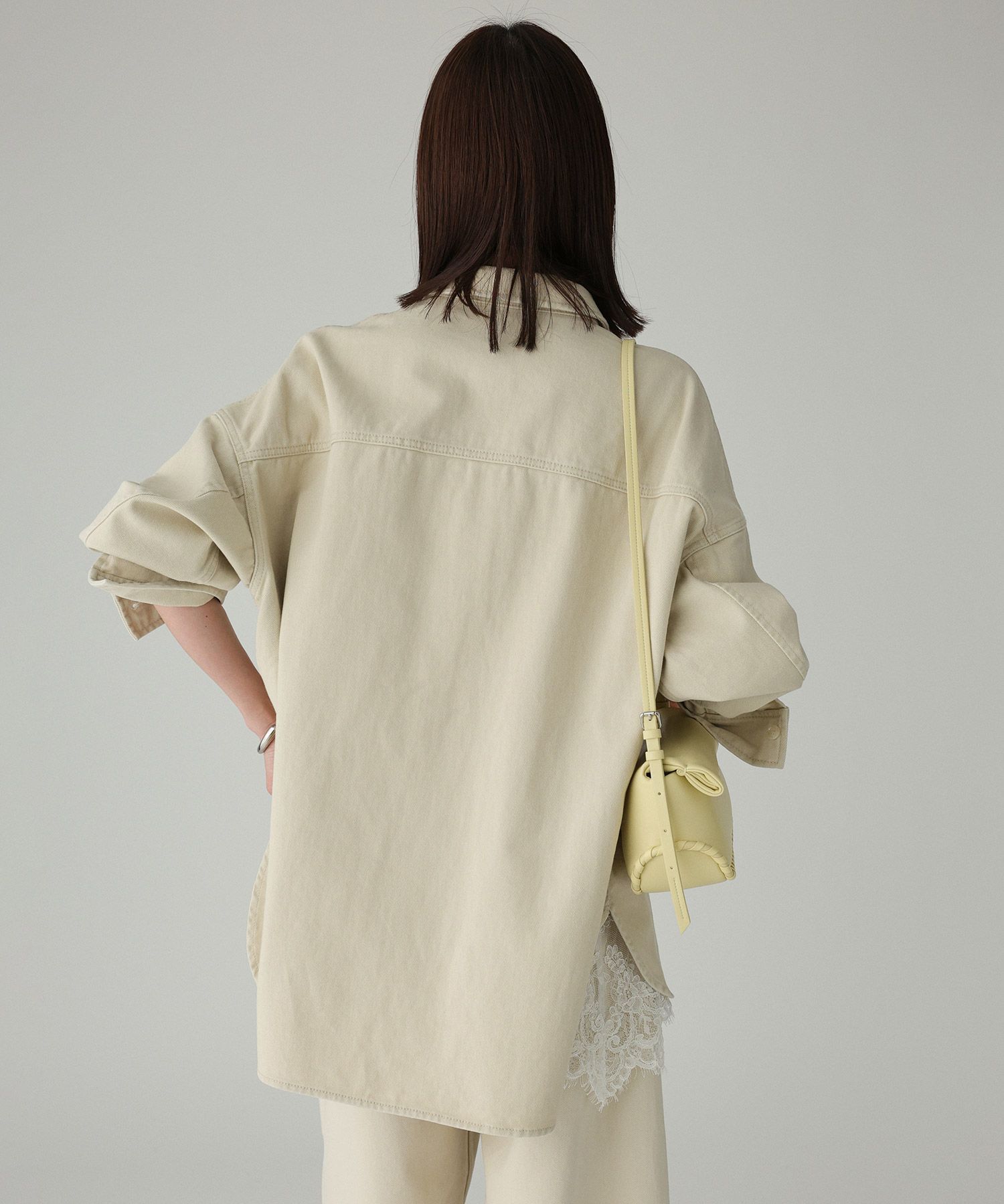 BABYLONE「デニムビッグシャツ」|シャツ・ブラウス|