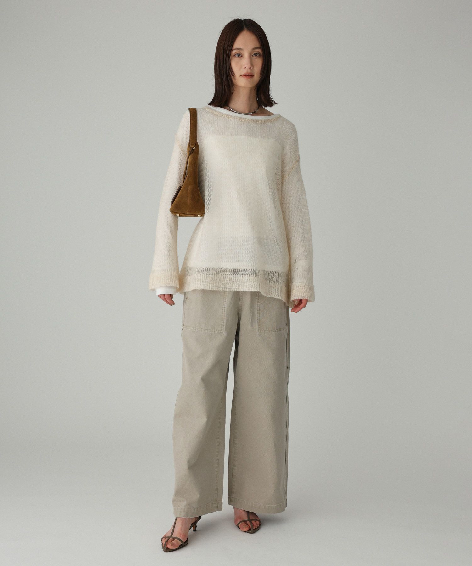 BABYLONE「フレアシルエットプルオーバー」|ニット・セーター|