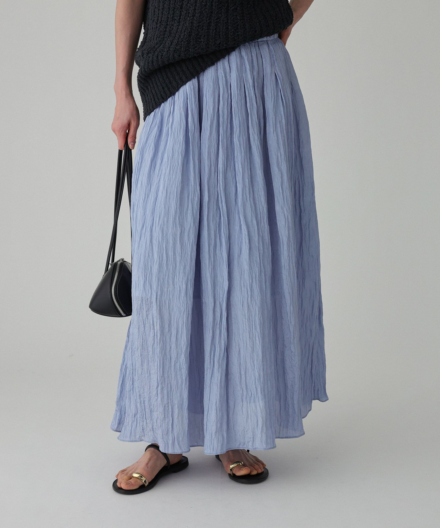 BABYLONE「楊柳タックフレアスカート」|スカート|ｻｯｸｽ