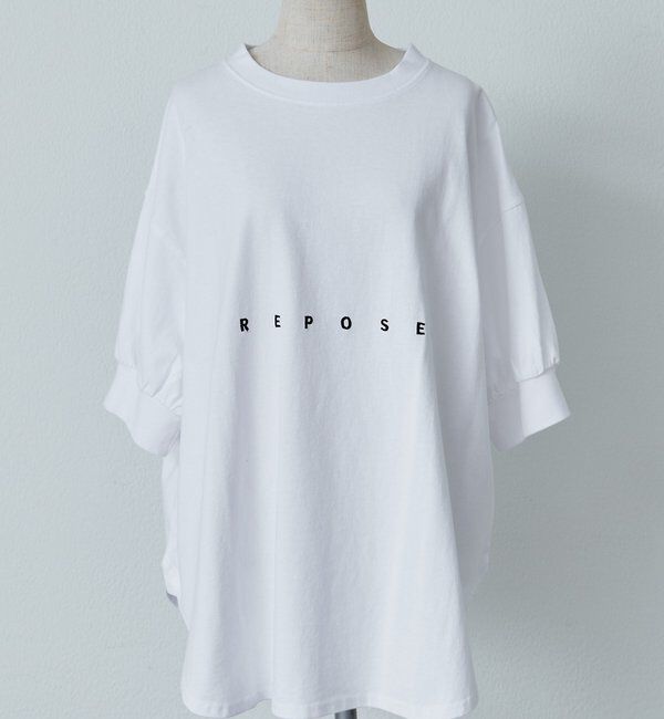  「【＠yns628企画】ロゴ刺繍&times;プリント チュニックTシャツ」|Tシャツ・カットソー|