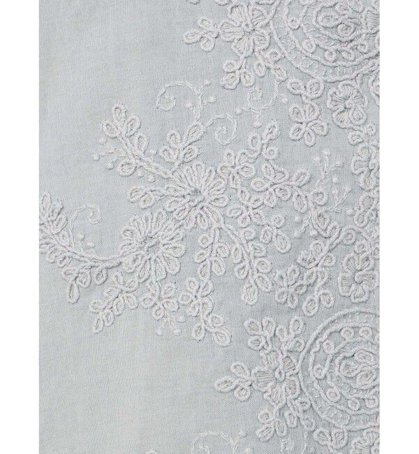 mizuiro ind「mizuiro ind レーススタンドカラーワイドシャツ」|シャツ・ブラウス|