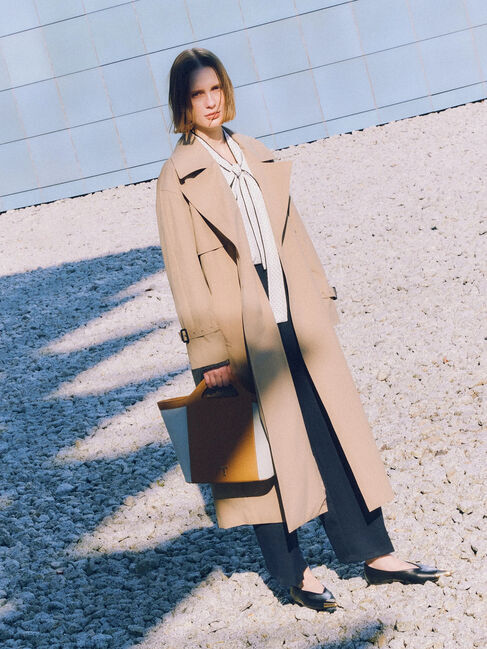 Te chichi「ロングトレンチコート《2026 spring catalog item》」|その他|ベージュ