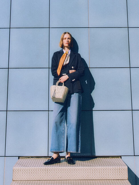 Te chichi「【EDWIN別注】WIDE FIT DENIM《2026 spring catalog item》」|その他|サックスブルー