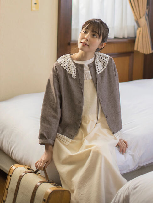 Samansa Mos2「【ゆべし&times;Samansa Mos2】インナー付キャミワンピース」|ワンピース|