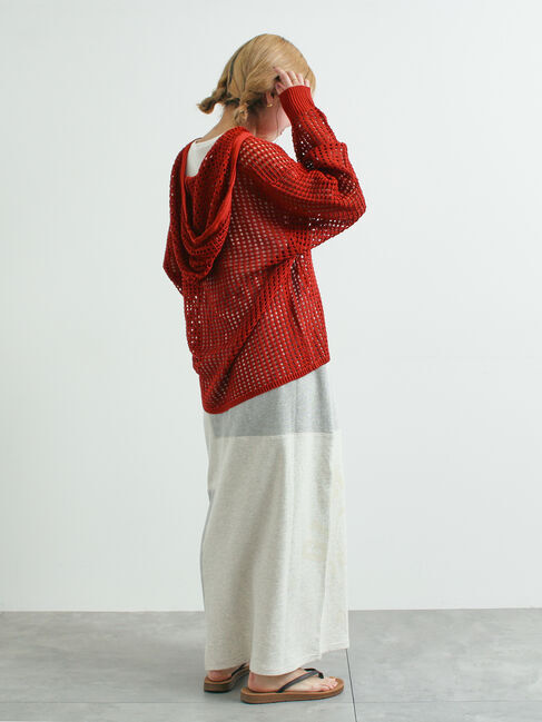 SM2「裏毛プリント配色アシメスカート」|スカート|