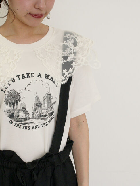 Samansa Mos2「【Cross&times;Linen】サス付パンツ」|その他|