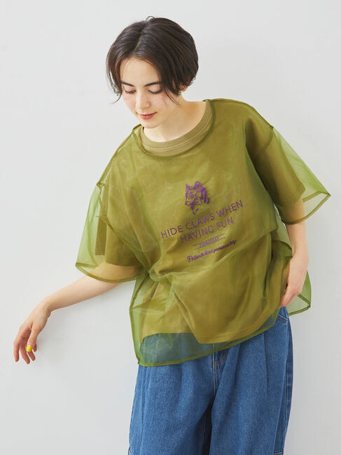 SM2「オーガンジー刺繍TシャツSET」|Tシャツ・カットソー|