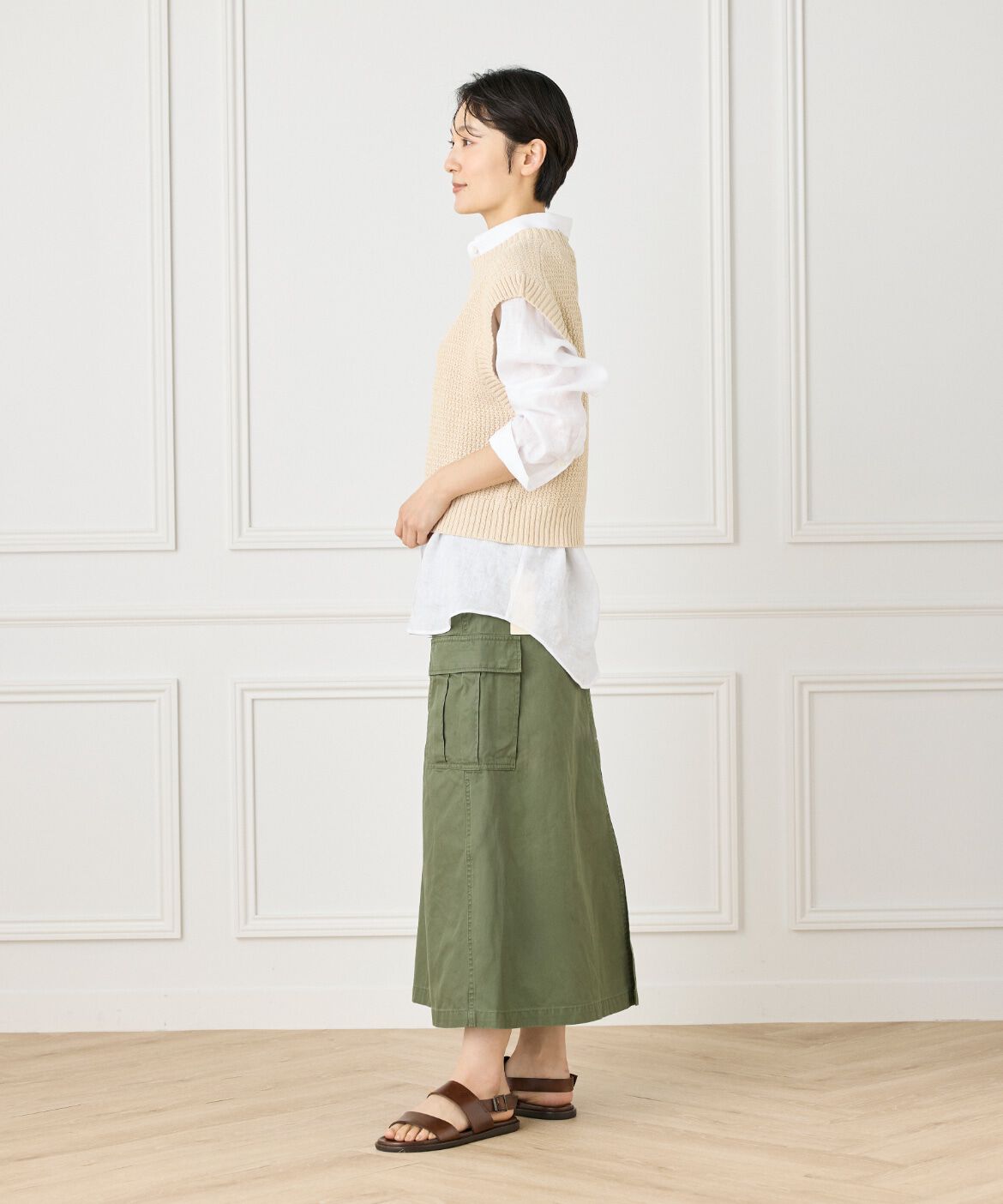 INED「ミリタリースカート《YVON》」|スカート|