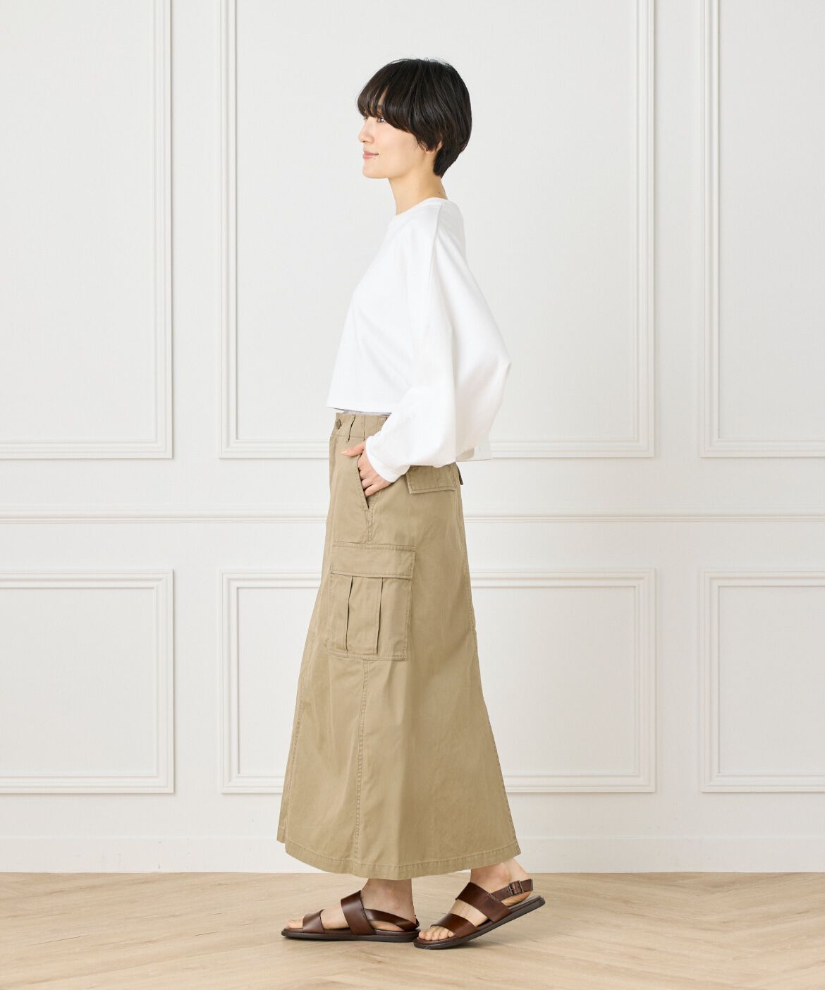 INED「ミリタリースカート《YVON》」|スカート|