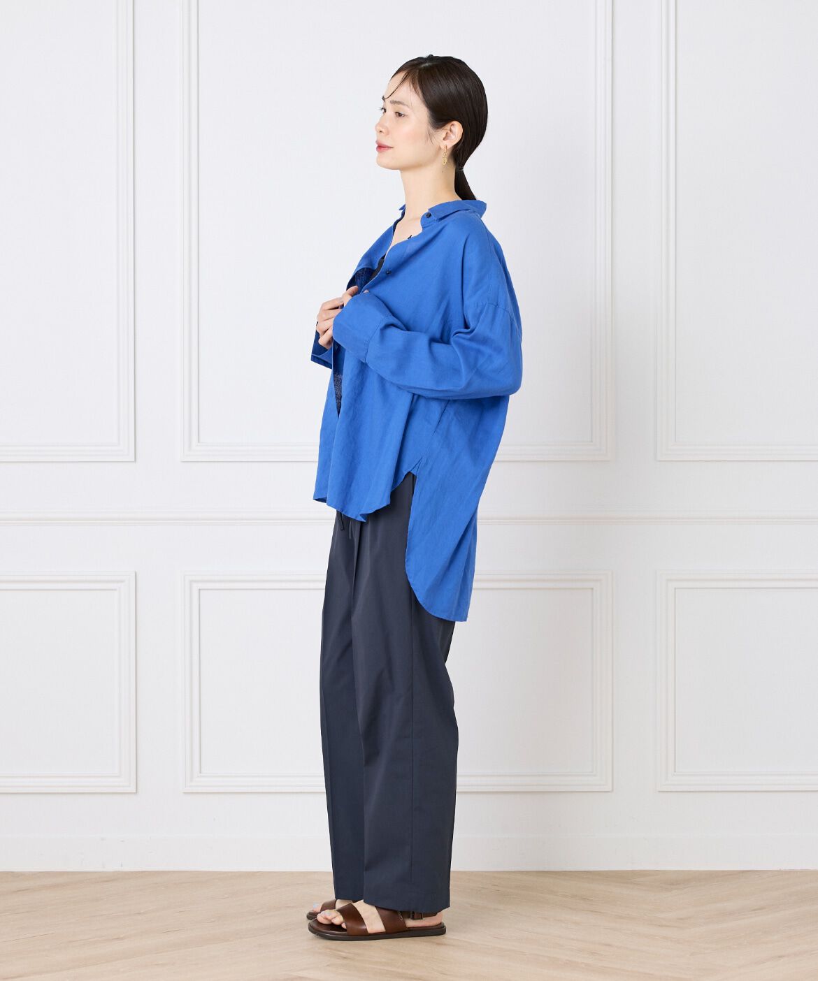 DAY by DAY it&rsquo;s international「タックテーパードイージーパンツ」|スラックス|