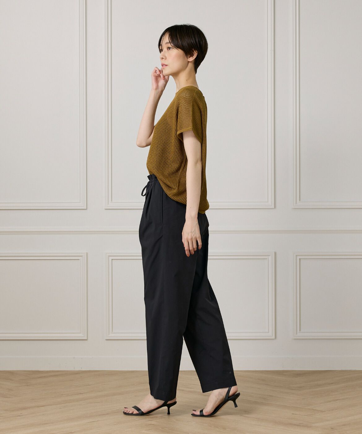 DAY by DAY it&rsquo;s international「タックテーパードイージーパンツ」|スラックス|