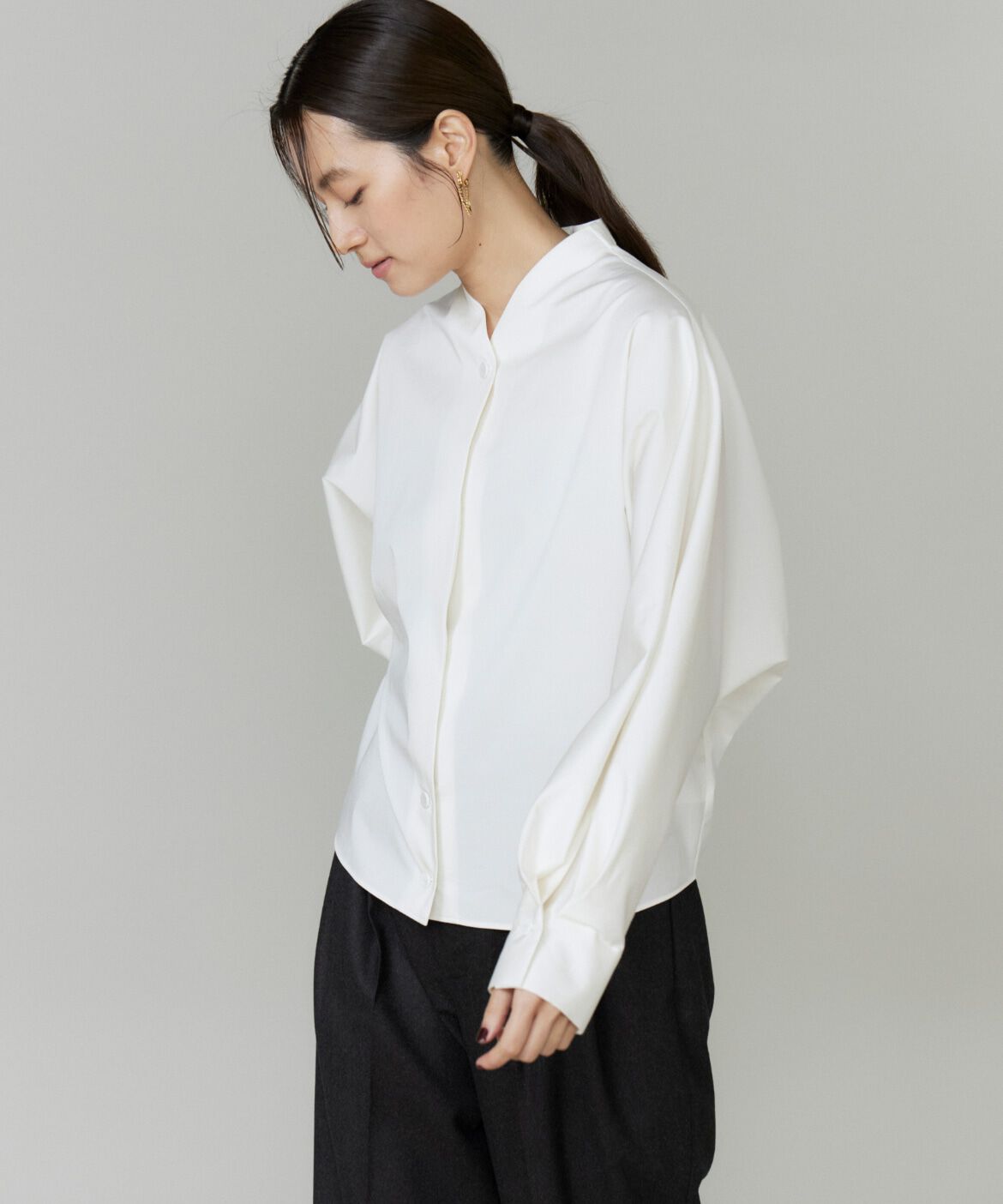 la veille by SUPERIOR CLOSET「《大きいサイズ》クラシックシャツ」|シャツ・ブラウス|