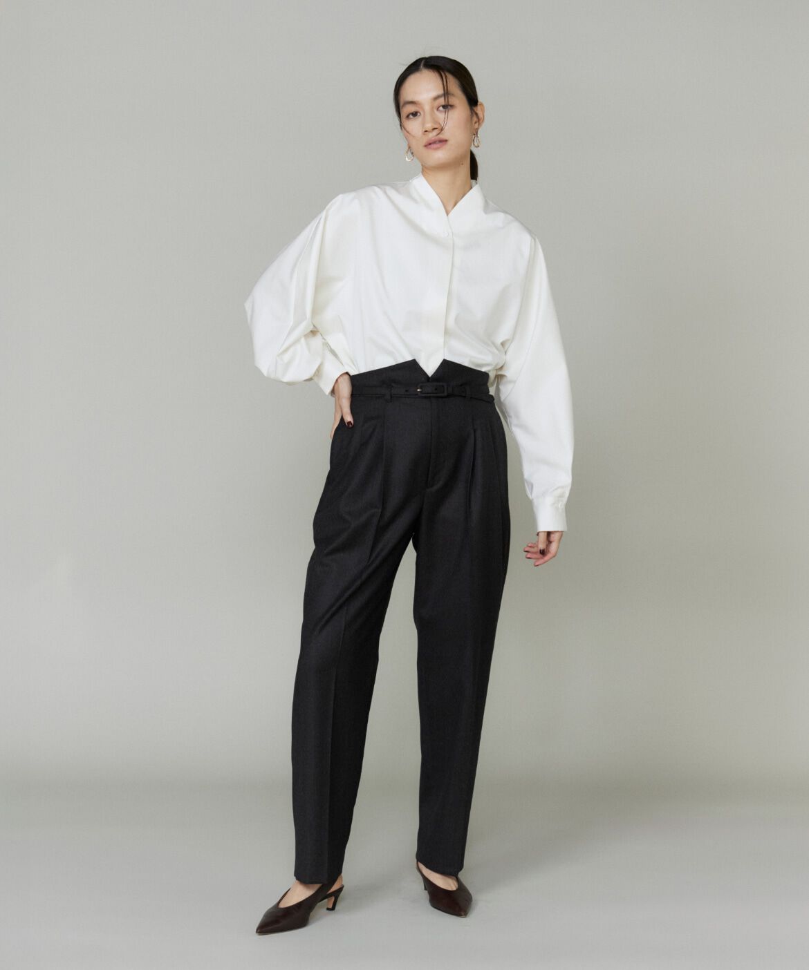 la veille by SUPERIOR CLOSET「《大きいサイズ》クラシックシャツ」|シャツ・ブラウス|