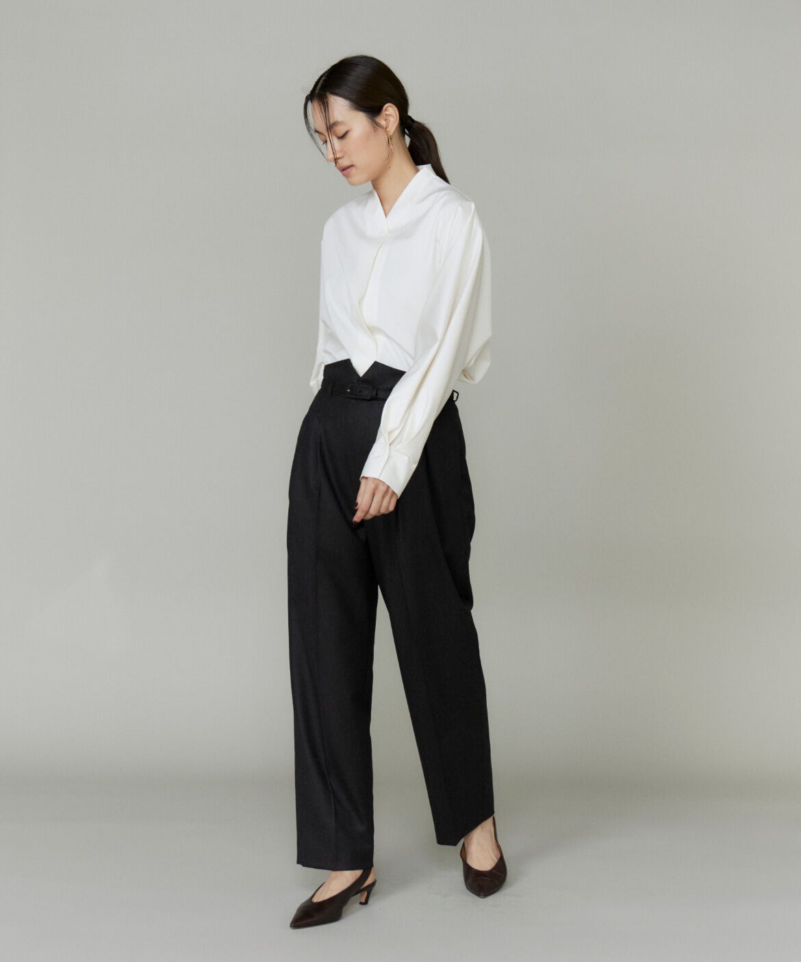 la veille by SUPERIOR CLOSET「《大きいサイズ》クラシックシャツ」|シャツ・ブラウス|