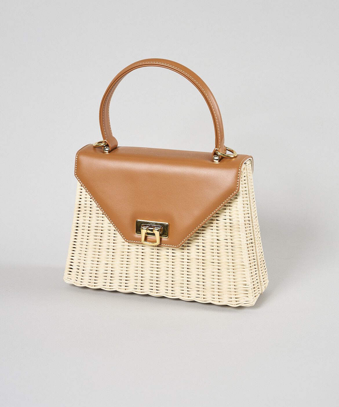 INED「Capaf ラタンショルダーバッグ」|ハンドバッグ|