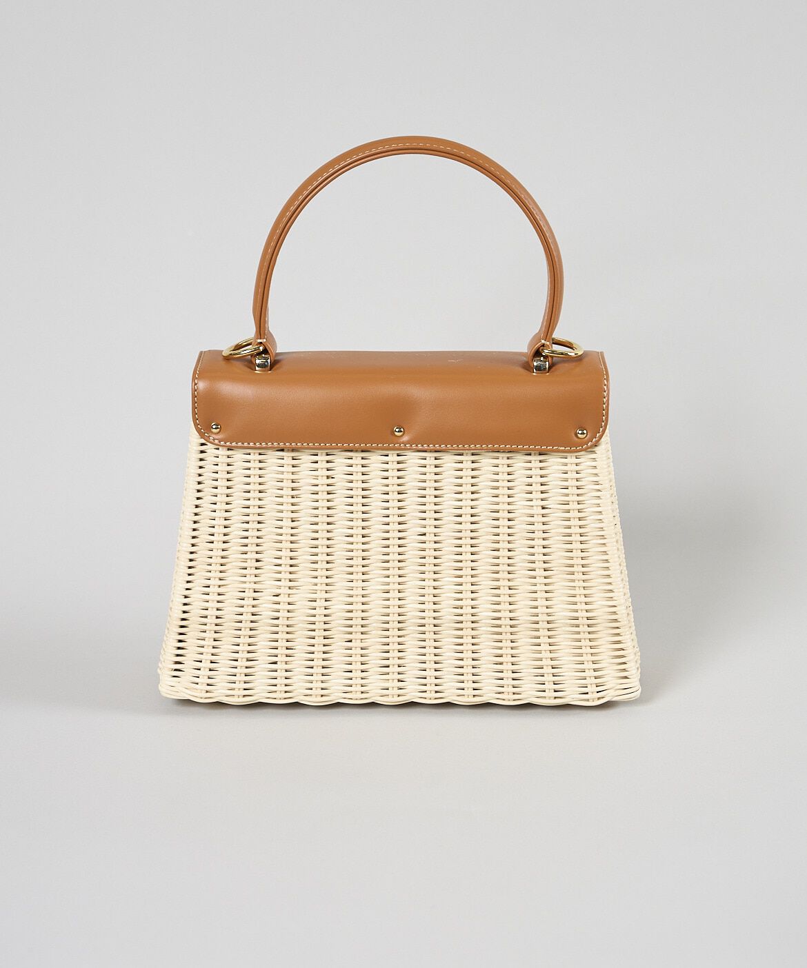 INED「Capaf ラタンショルダーバッグ」|ハンドバッグ|